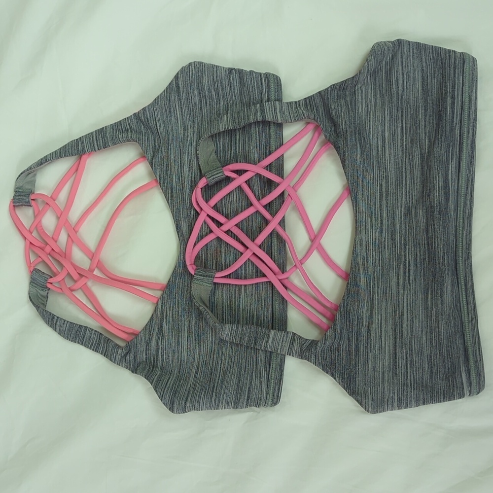 One Lululemon sports bra, size 6